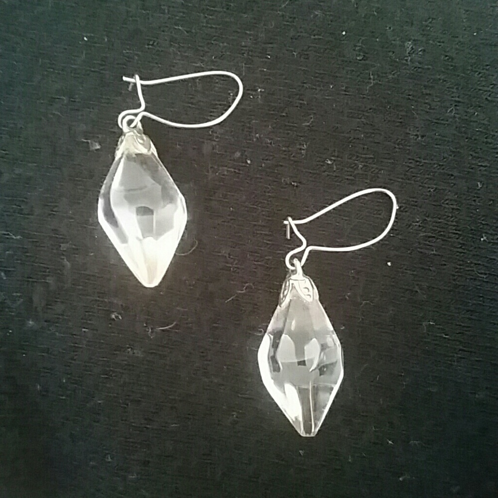 Glass earrings